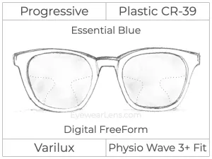 Progressive - Varilux - Physio Wave 3 Fit - Digital - Plastic - Smart Blue Filter