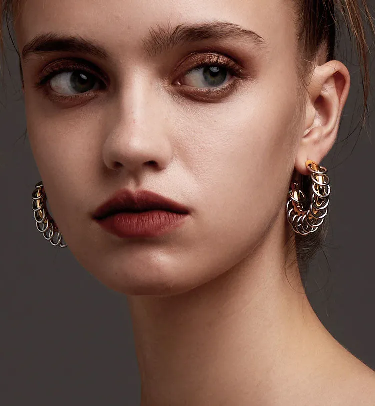 PUNK ME UP HOOP EARRINGS