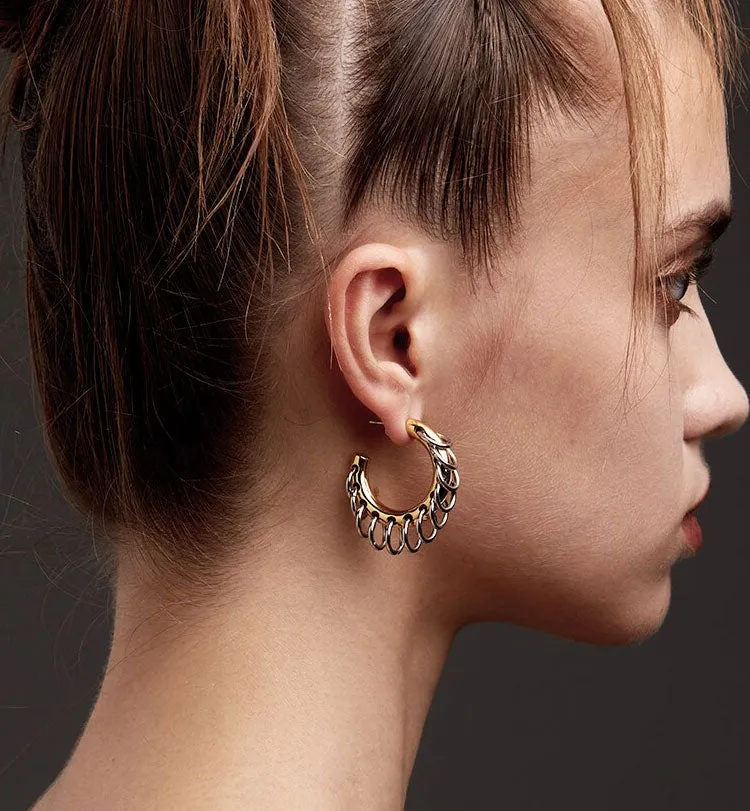 PUNK ME UP HOOP EARRINGS
