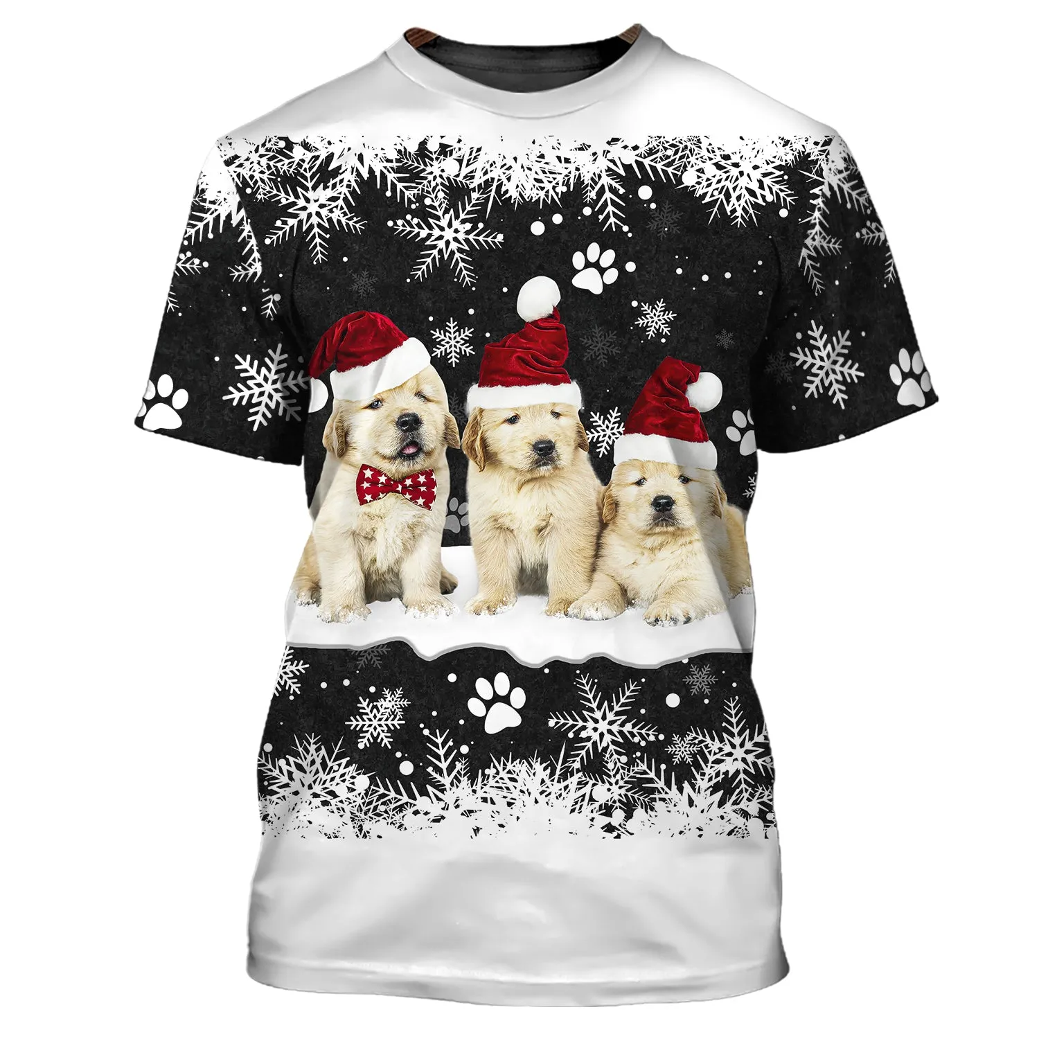 Puppy Golden Retriever 3D All Over Printed Shirts