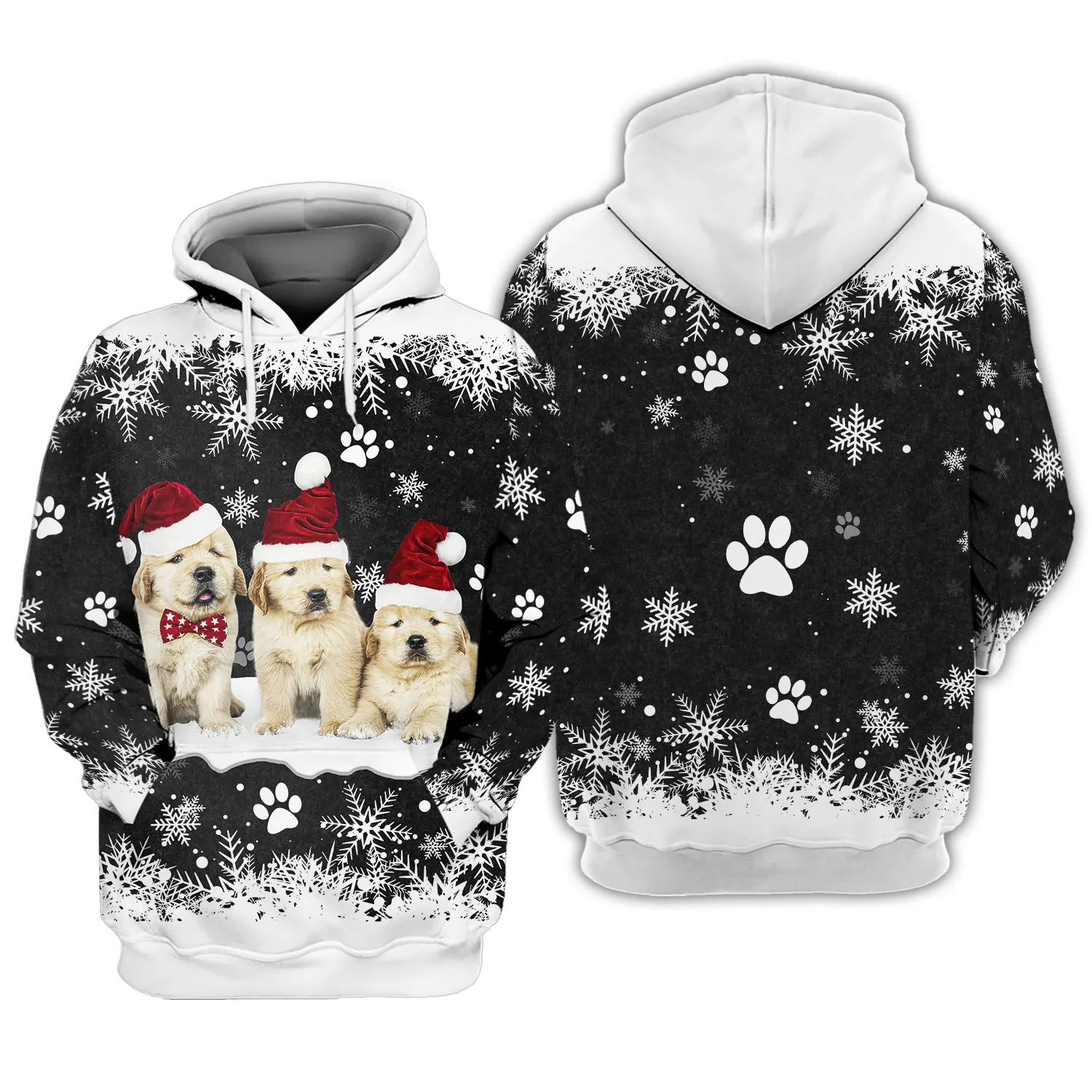 Puppy Golden Retriever 3D All Over Printed Shirts