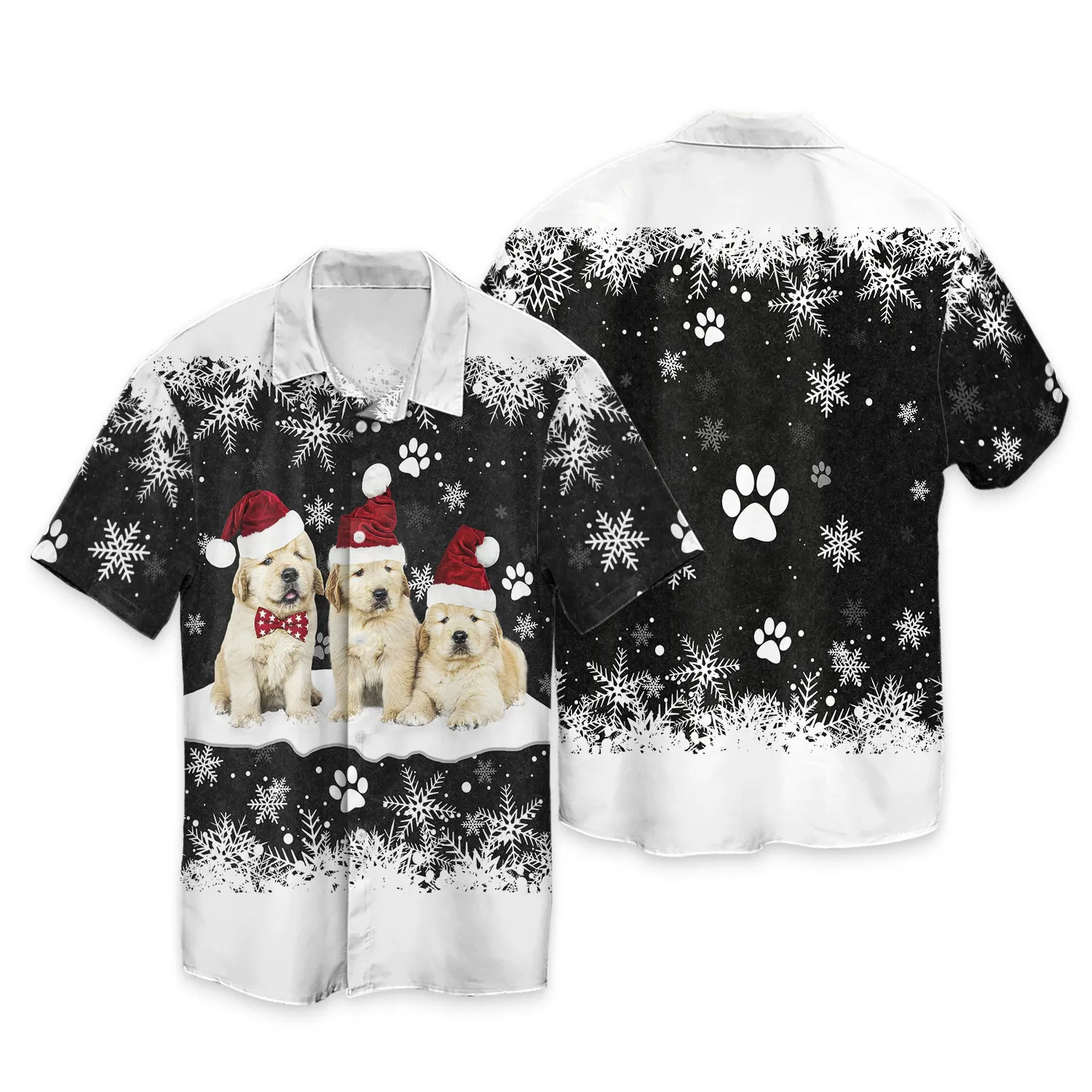 Puppy Golden Retriever 3D All Over Printed Shirts