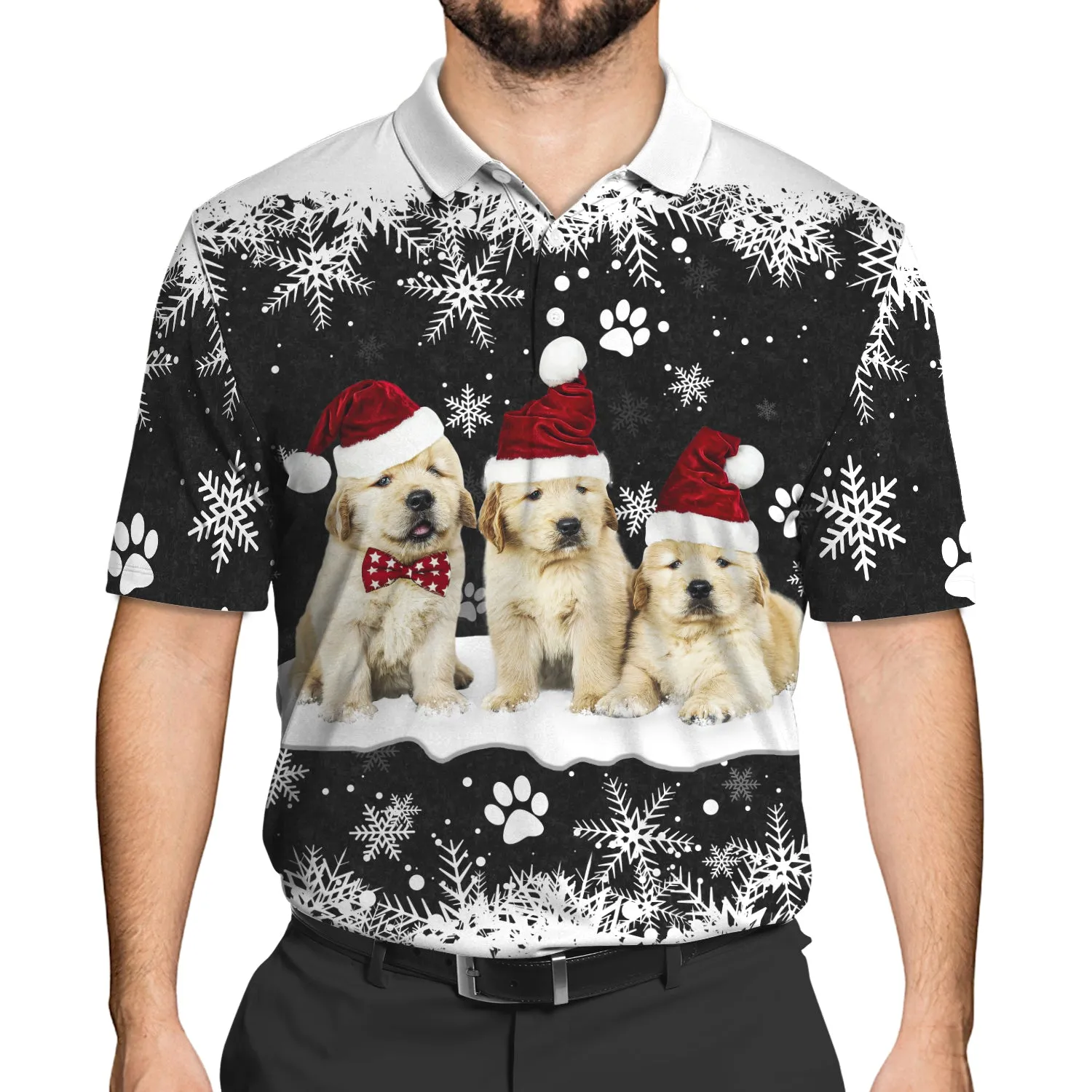 Puppy Golden Retriever 3D All Over Printed Shirts