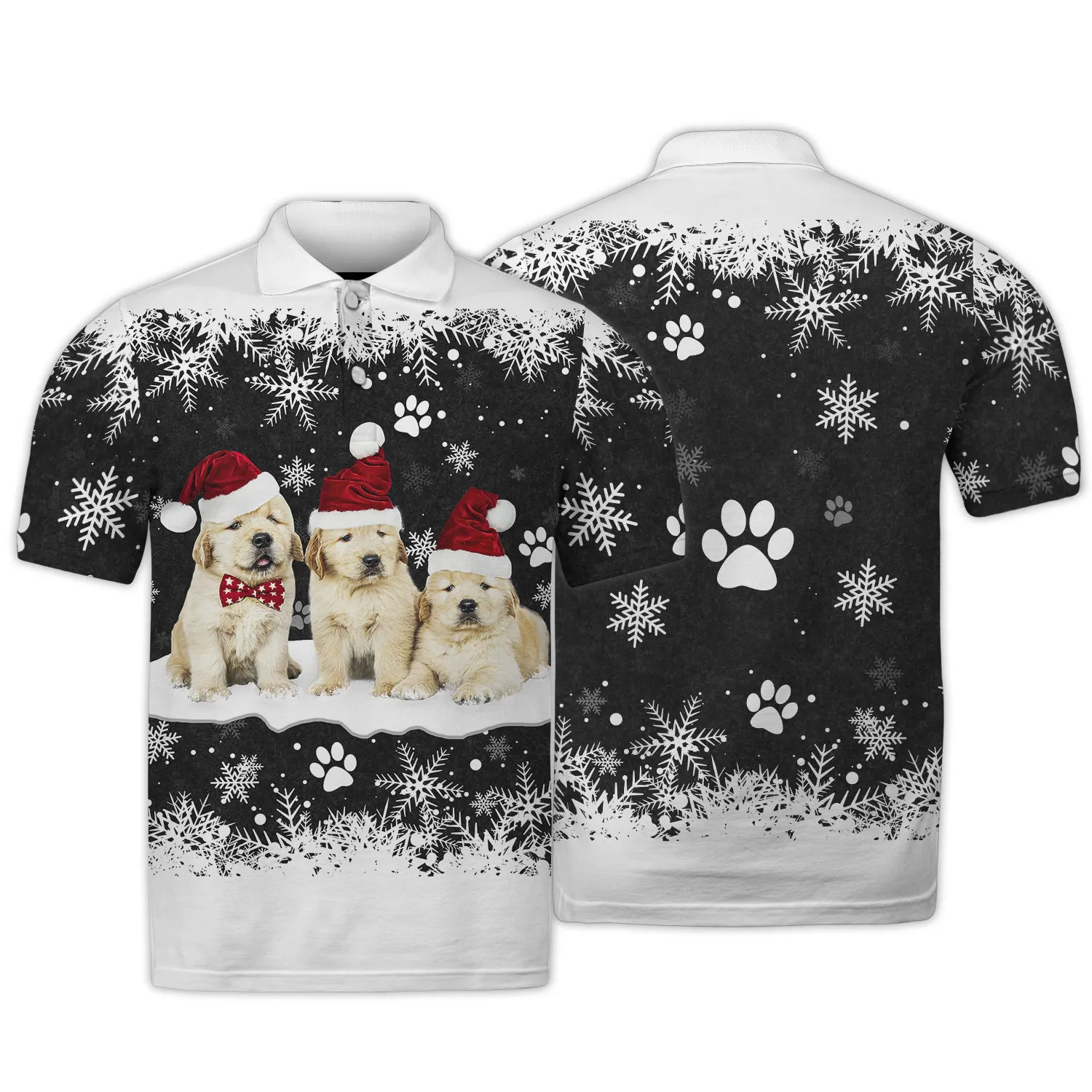 Puppy Golden Retriever 3D All Over Printed Shirts