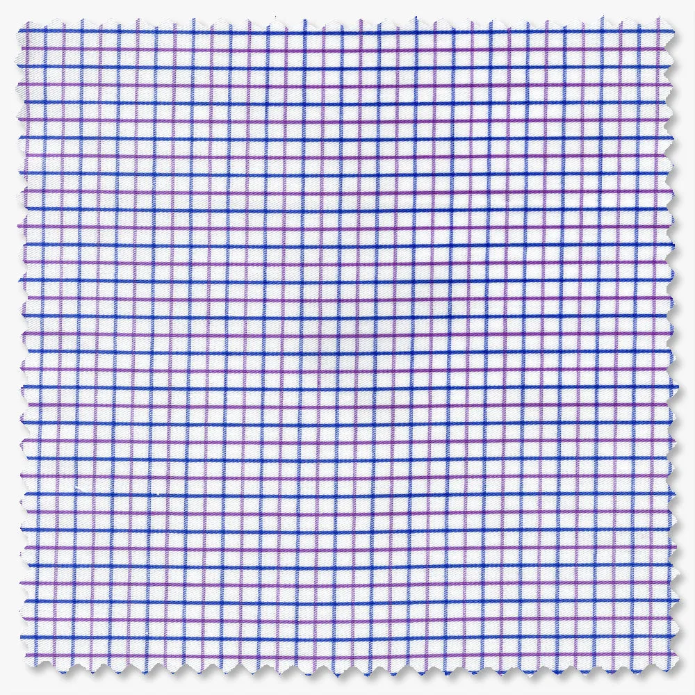 Purple Twill Tattersall