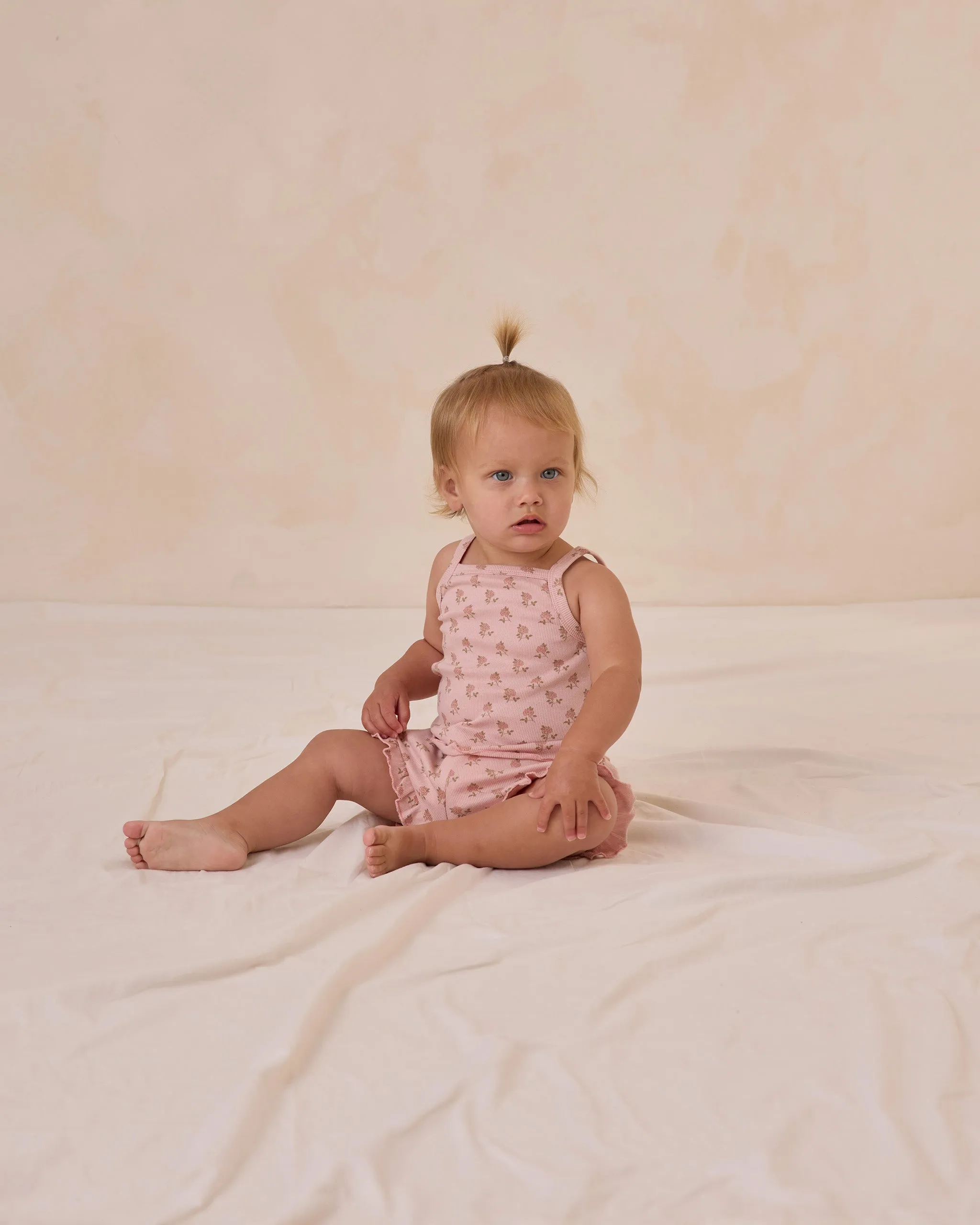 Quincy Mae Evie Tank   Shortie Set - Roses
