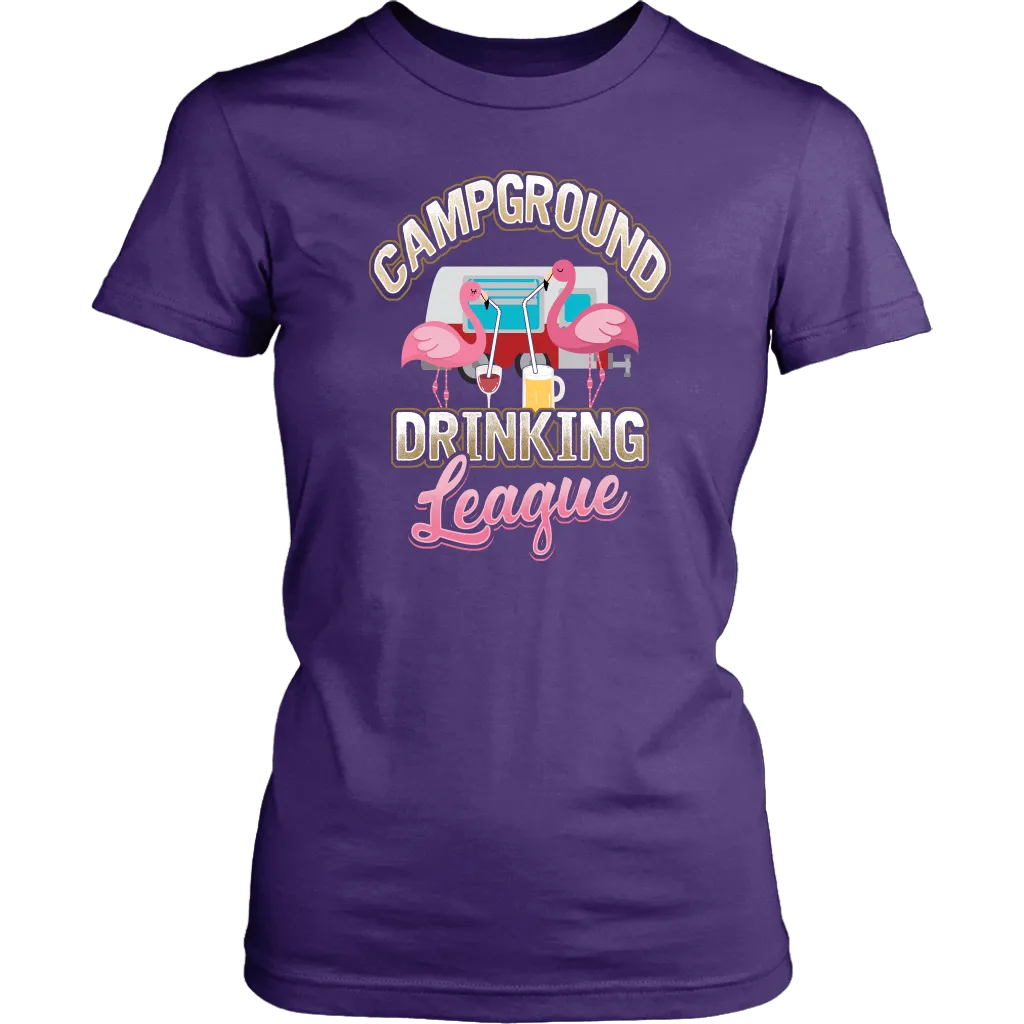 "Campground Drinking League" - Shirts and Hoodies