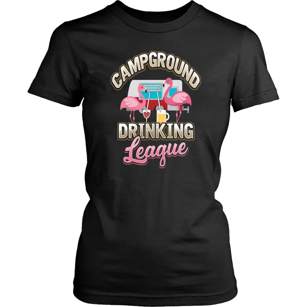 "Campground Drinking League" - Shirts and Hoodies