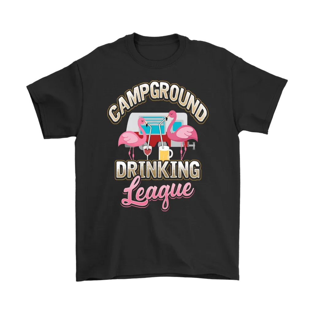 "Campground Drinking League" - Shirts and Hoodies