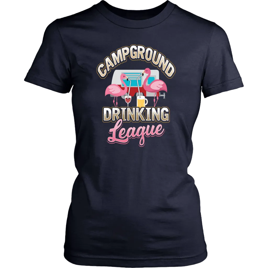 "Campground Drinking League" - Shirts and Hoodies