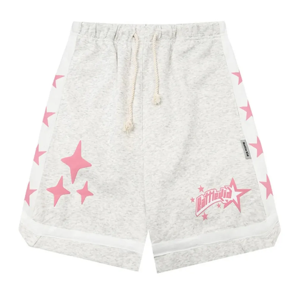 "Classic Star-Stitched Couple" Shorts