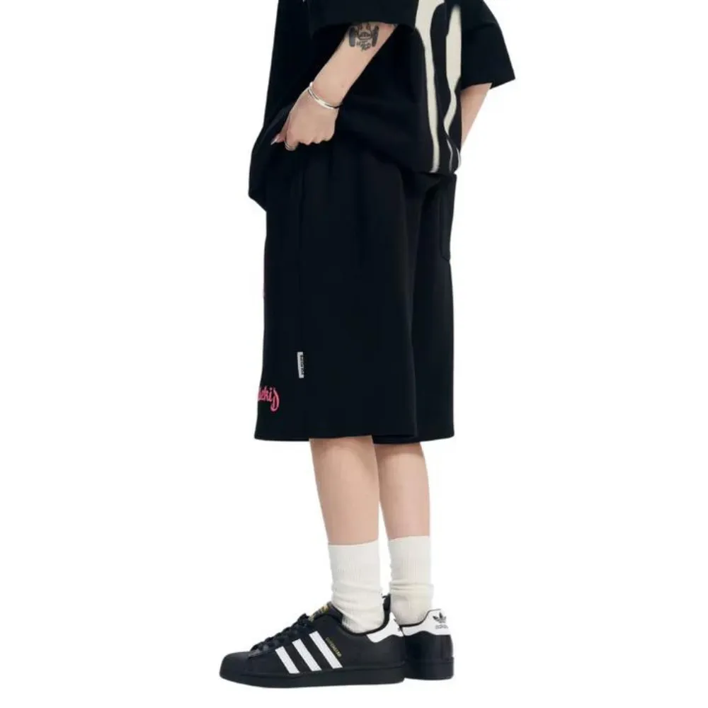 "Hip Hop Gothic Letter Street" Shorts