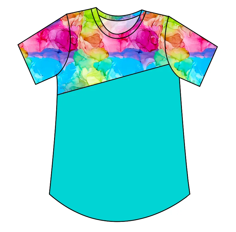 Rainbow Splash Kids' Relaxed Tee
