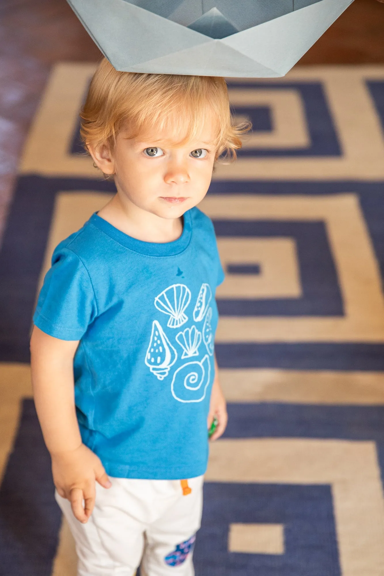 Recycled Cotton Seashell Baby T-shirt