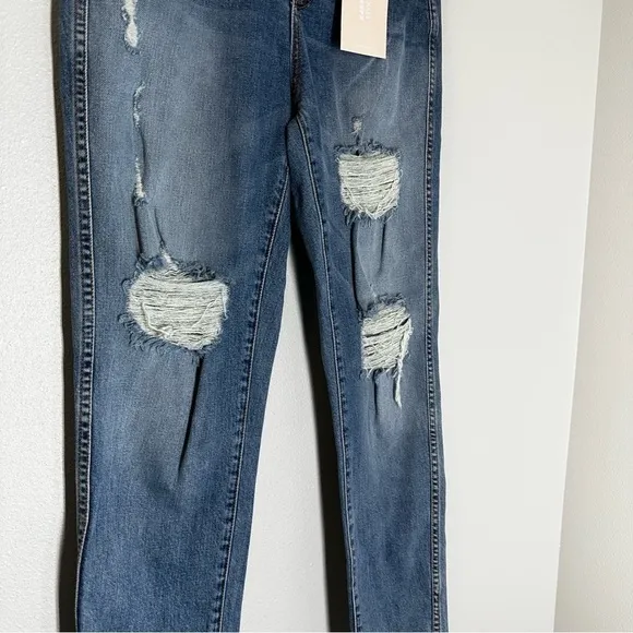 Revice Uptown Jeans Roatrip Wash Distressed Slim Leg High Rise Size 31 Women’s
