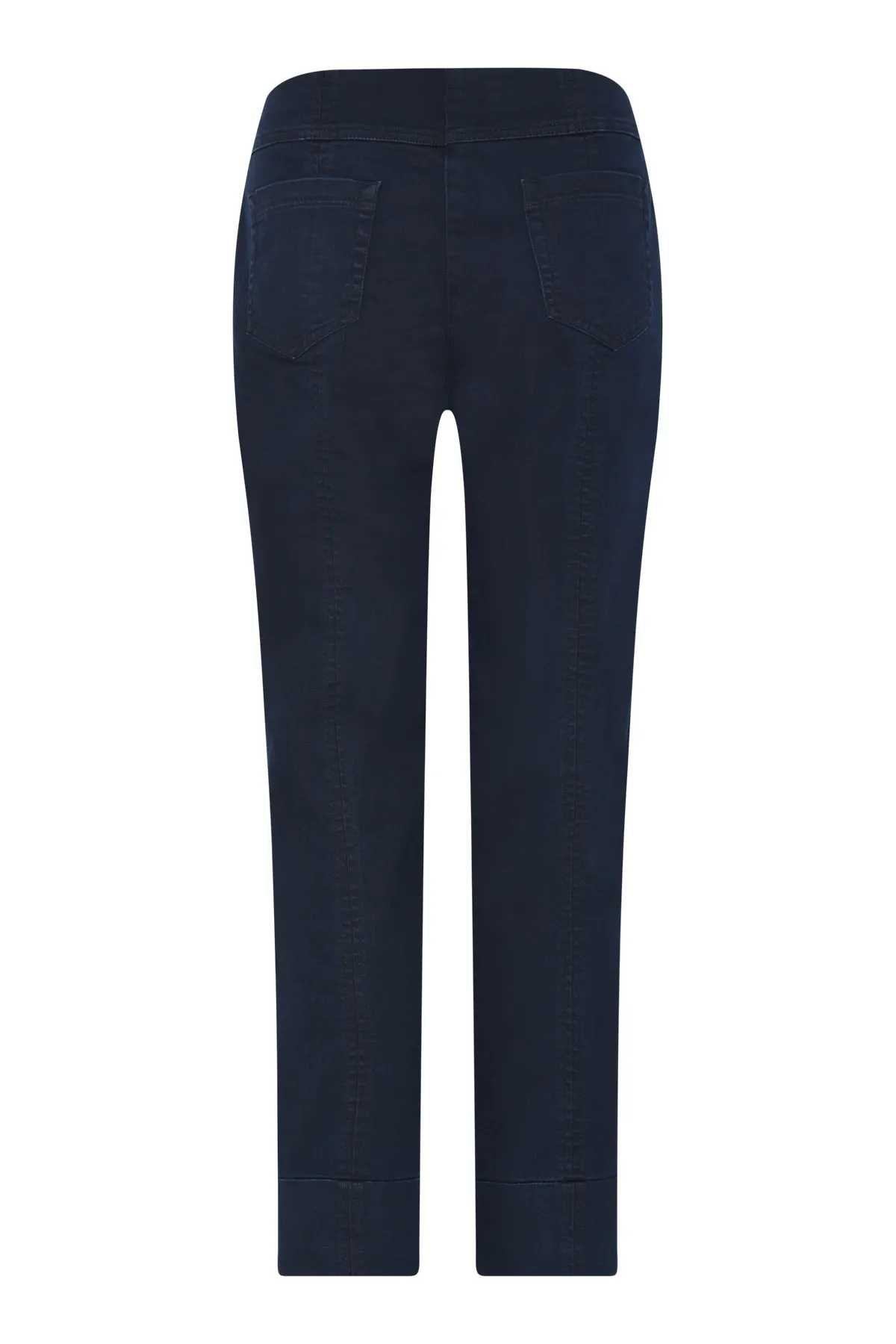 Robell Bella 09 Stretch Denim Trousers - Navy