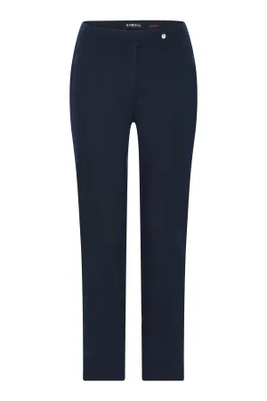 Robell Bella 09 Stretch Denim Trousers - Navy