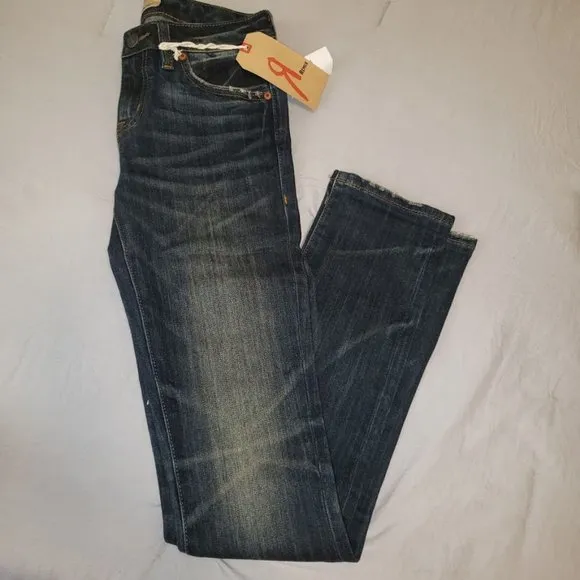 Rock Revival Cuffed Straight Leg Jeans
