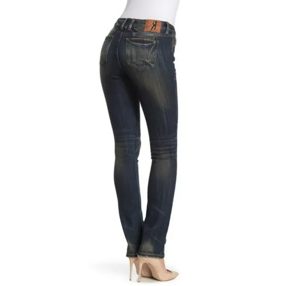Rock Revival Cuffed Straight Leg Jeans