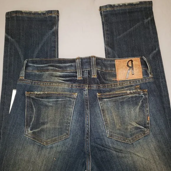 Rock Revival Cuffed Straight Leg Jeans