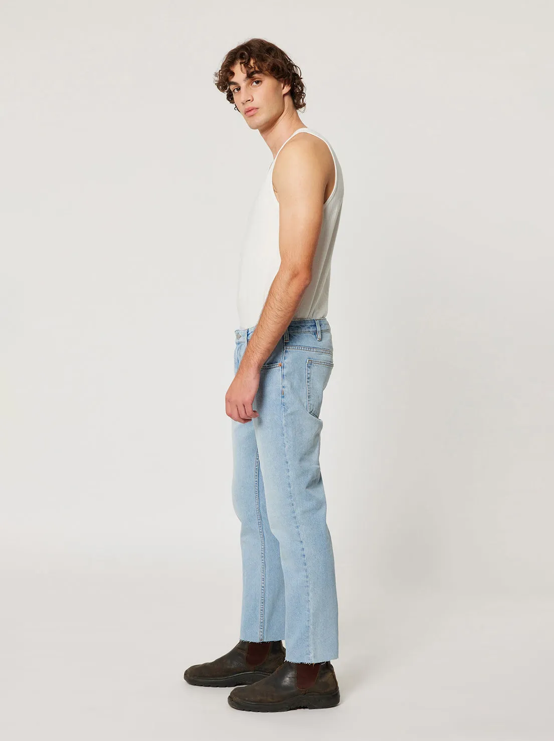 Rolla's - Relaxo Chop - Comfort - Bleached Vintage Blue