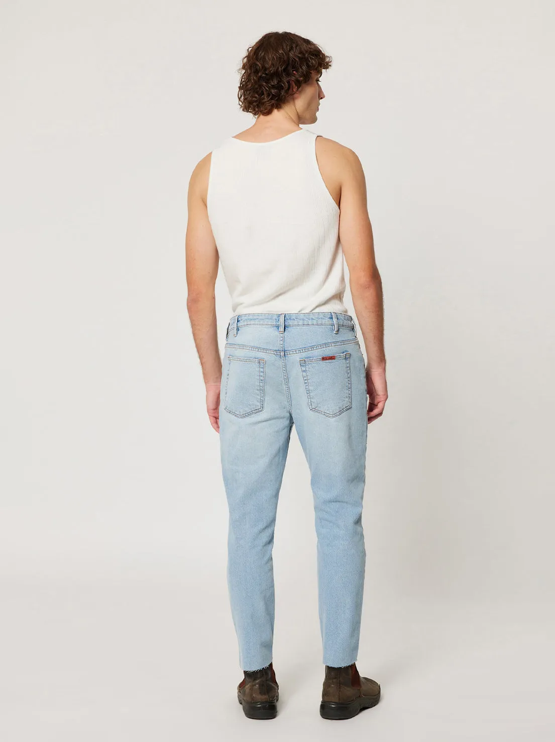 Rolla's - Relaxo Chop - Comfort - Bleached Vintage Blue