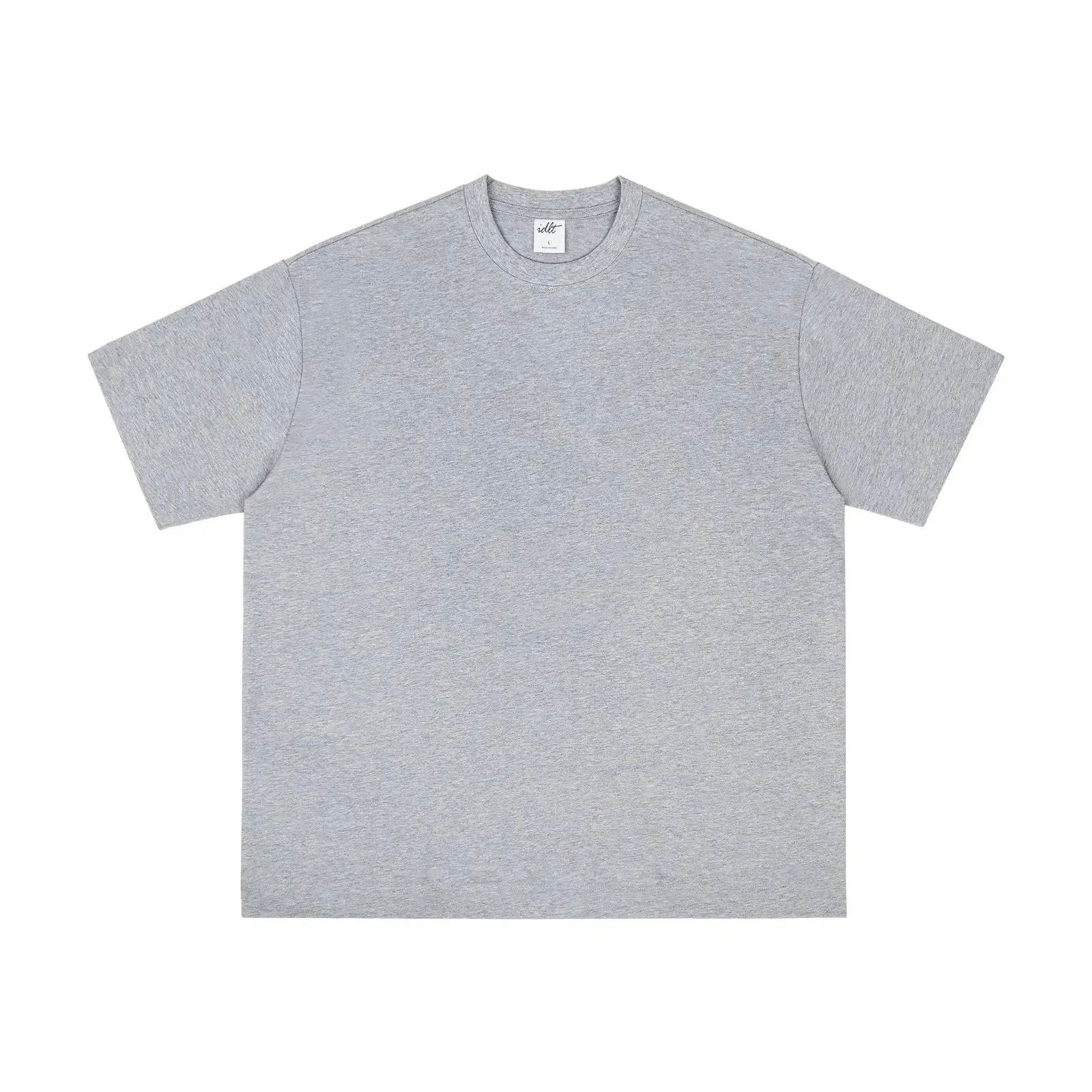 Round Neck Solid Color T-shirt