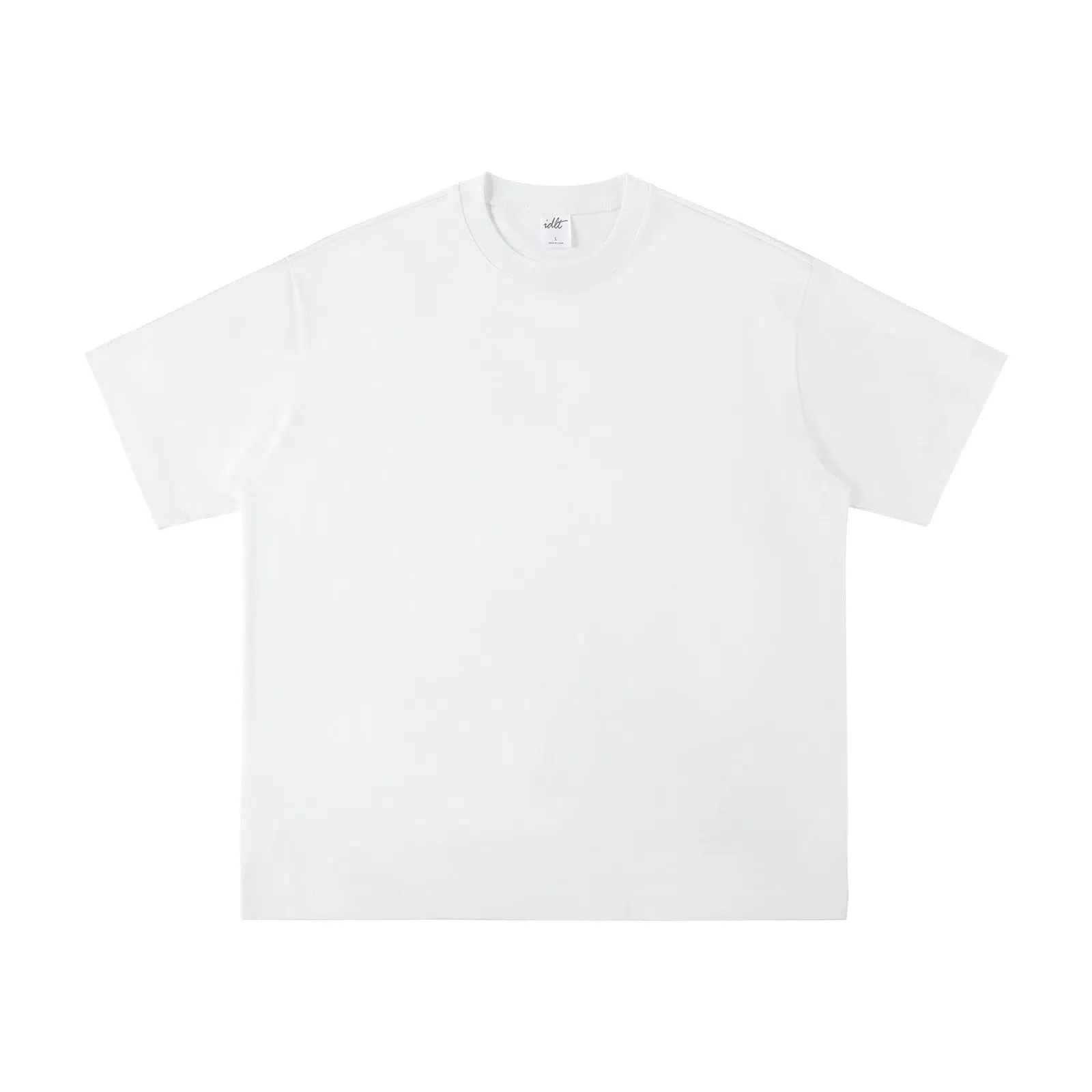 Round Neck Solid Color T-shirt