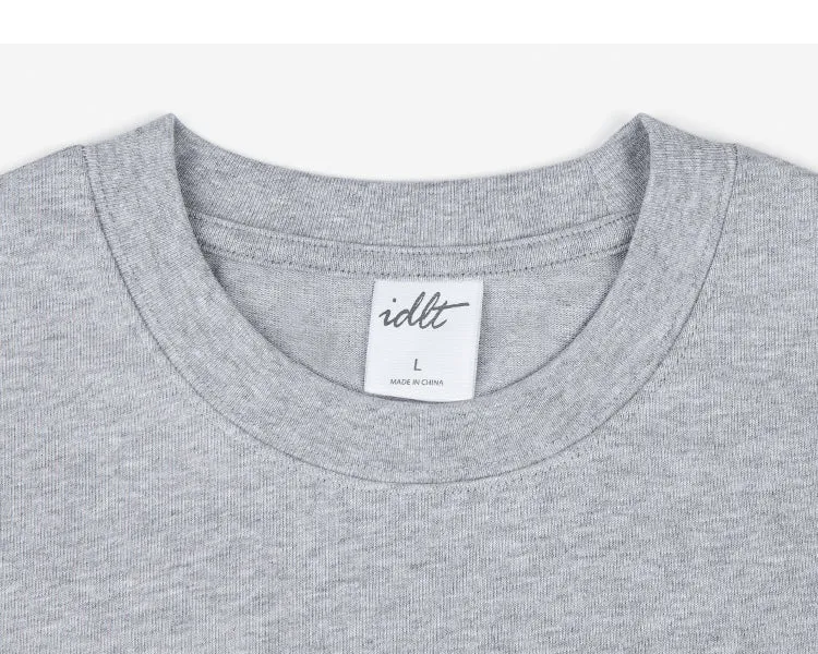 Round Neck Solid Color T-shirt