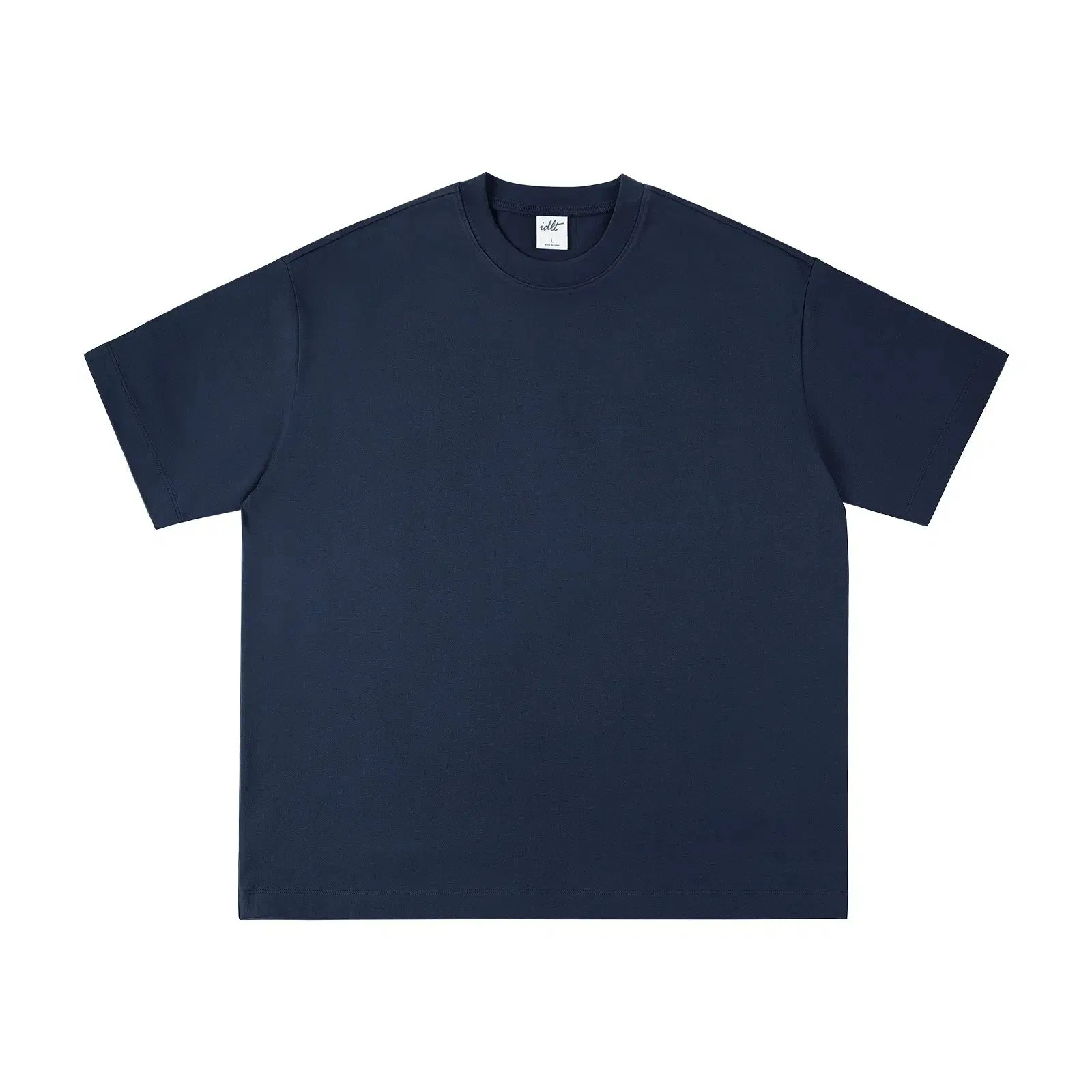 Round Neck Solid Color T-shirt