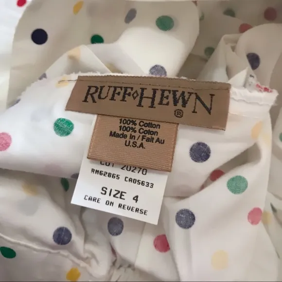 ruff hewn ⋆ vintage polka dot shorts