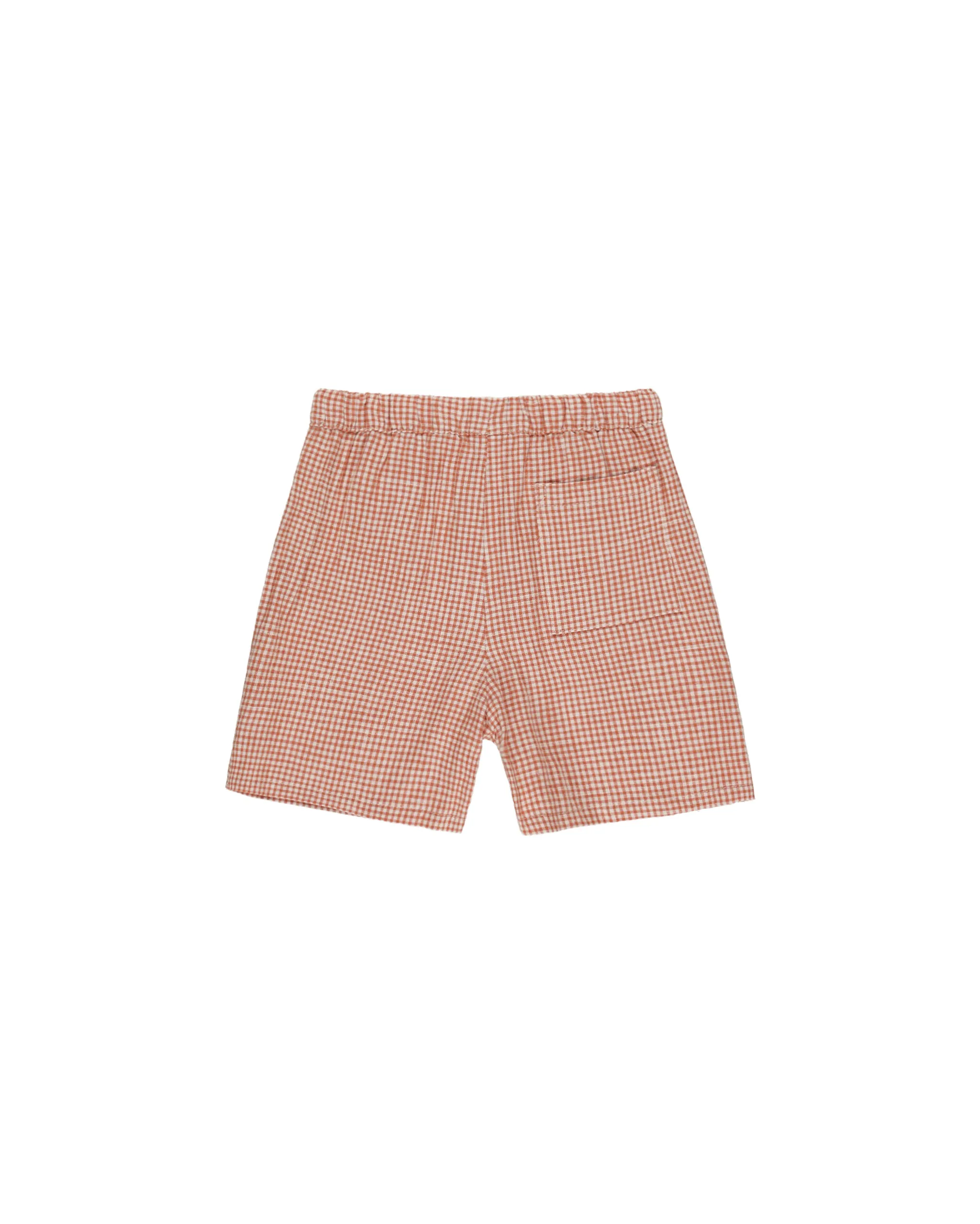 RYLEE   CRU Perry Short || Poppy Gingham