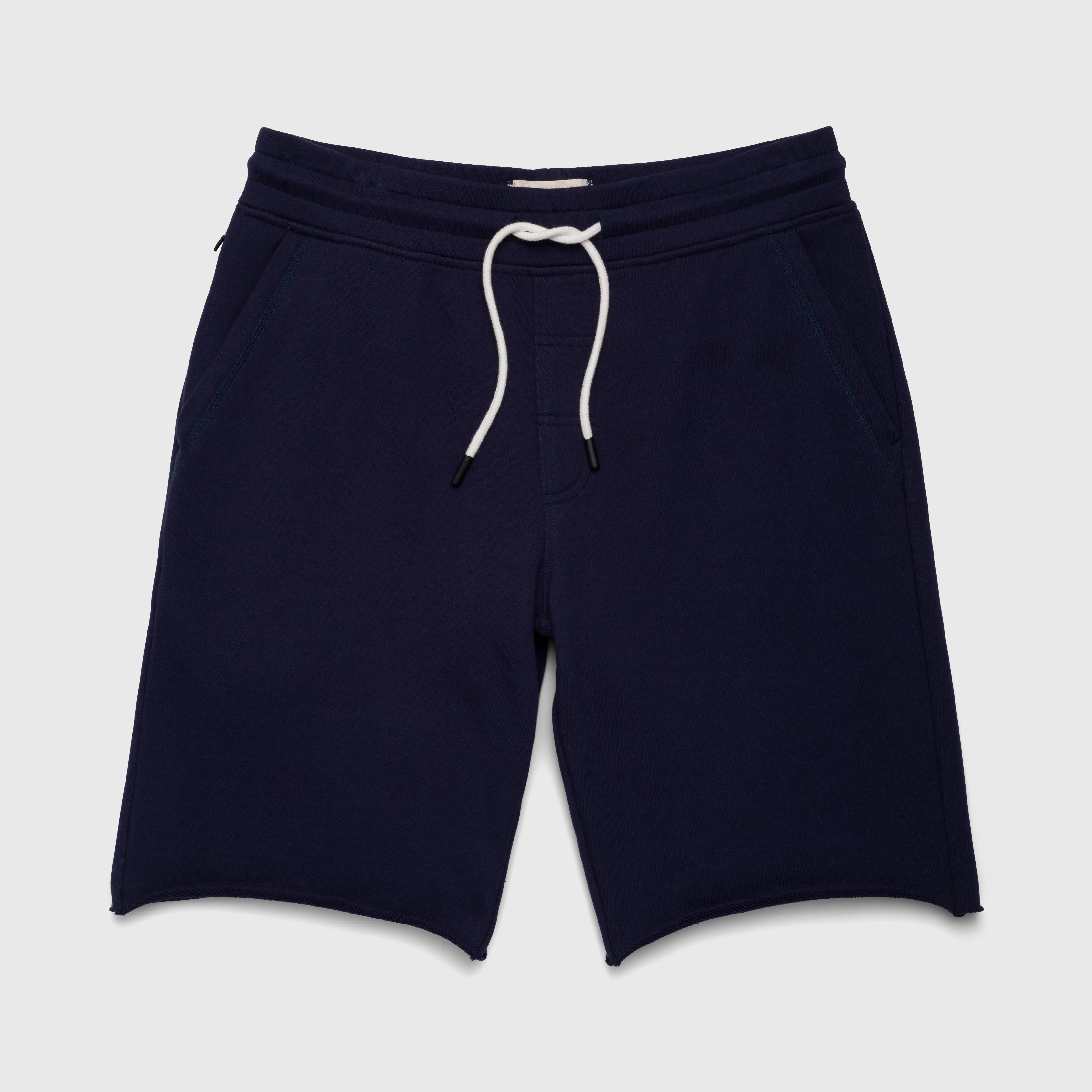 SAILOR DRAWSTRING RAW HEM FRENCH TERRY 5 POCKET SHORT