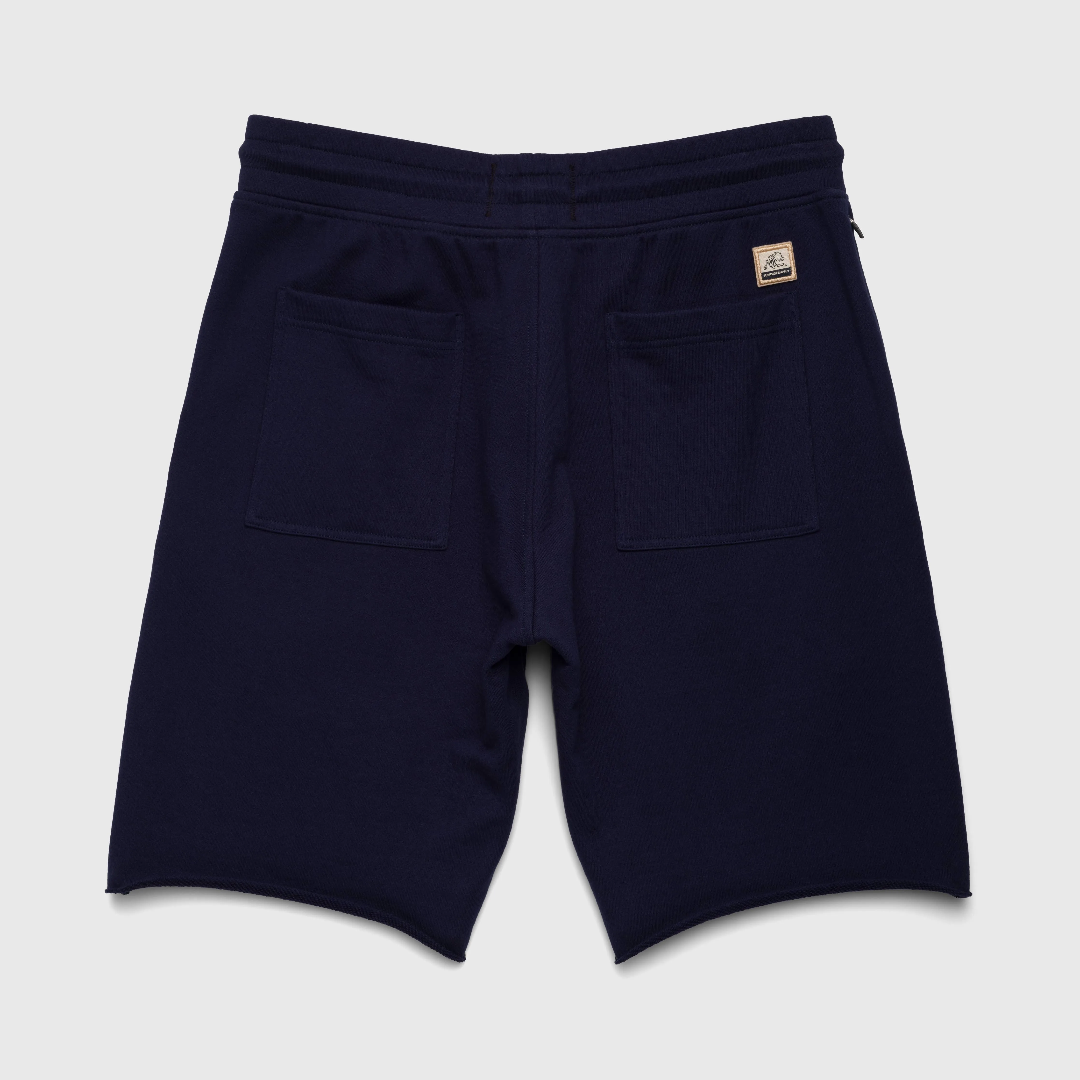 SAILOR DRAWSTRING RAW HEM FRENCH TERRY 5 POCKET SHORT