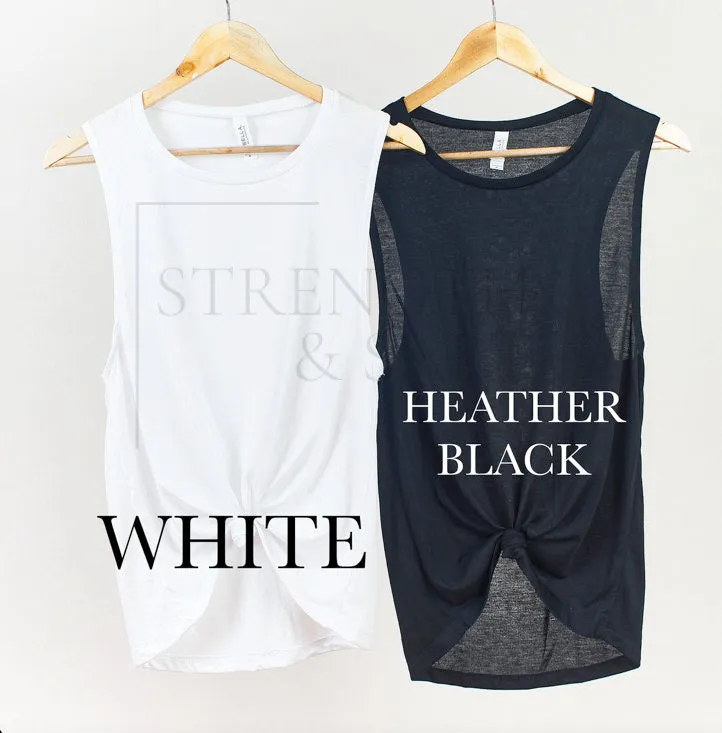 SALE -  Life Happens Yoga Helps Muscle Tank