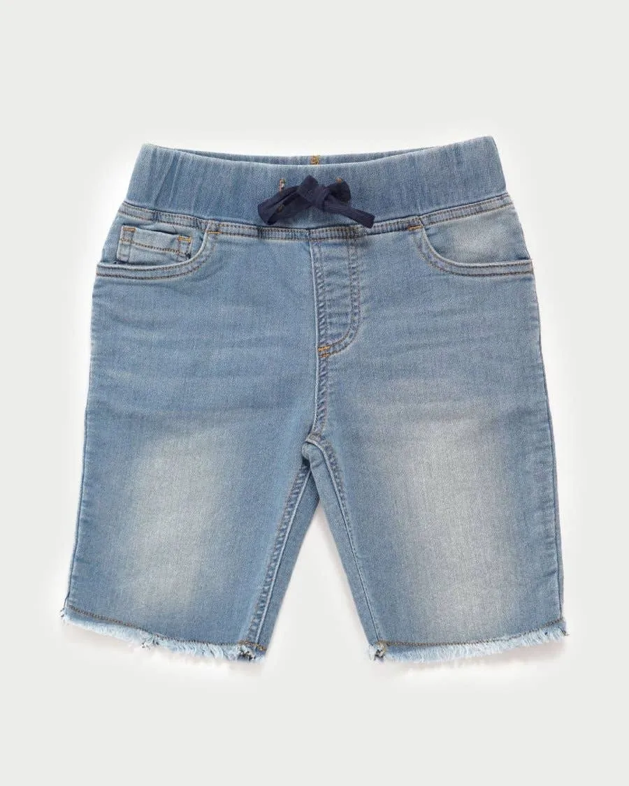 Sandcastle Shorts - Light Blue Denim