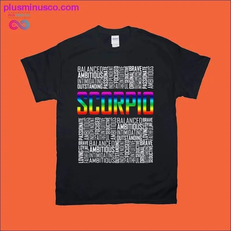 Scorpio Black T-Shirts
