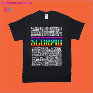 Scorpio Black T-Shirts