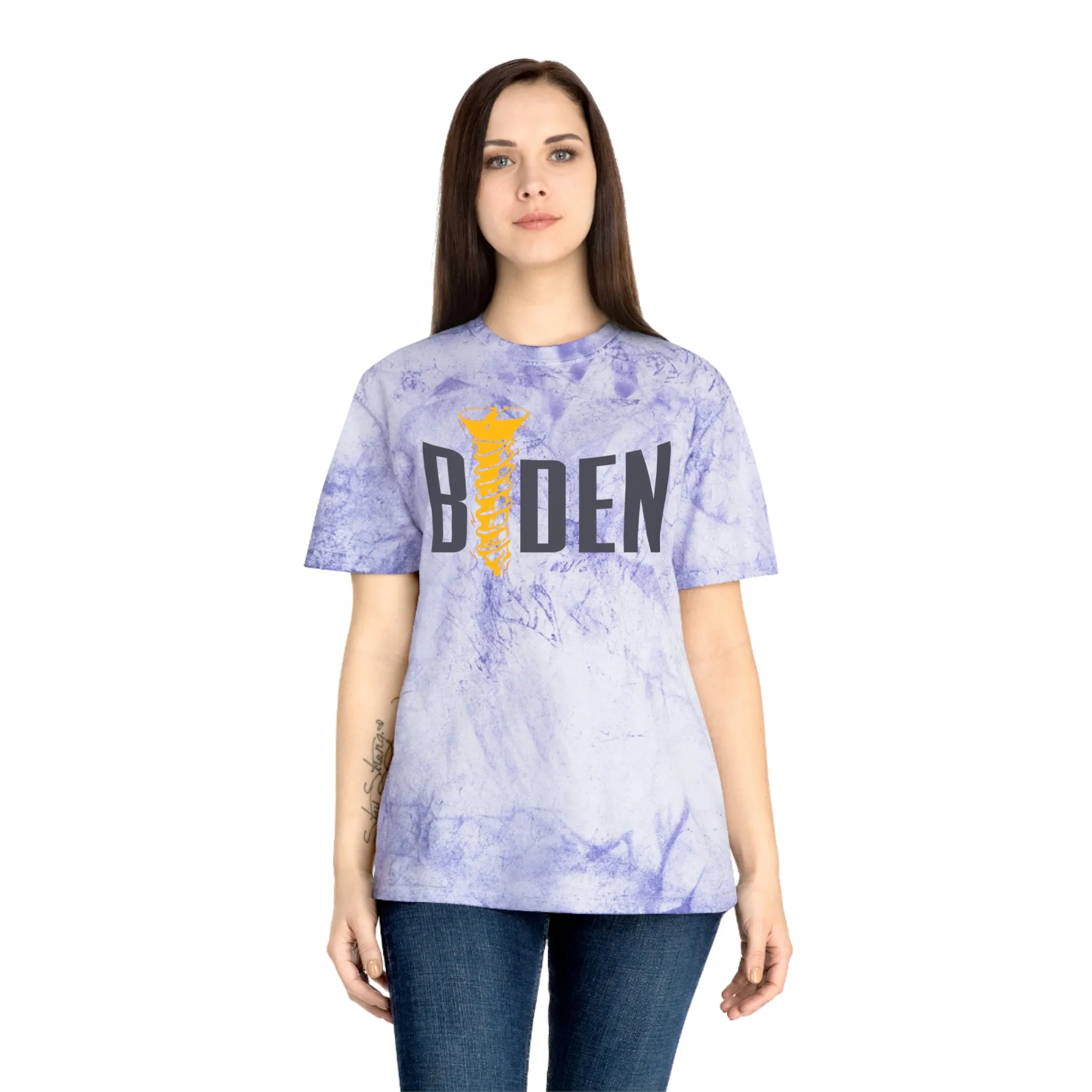 Screw Biden Color Blast T-Shirt