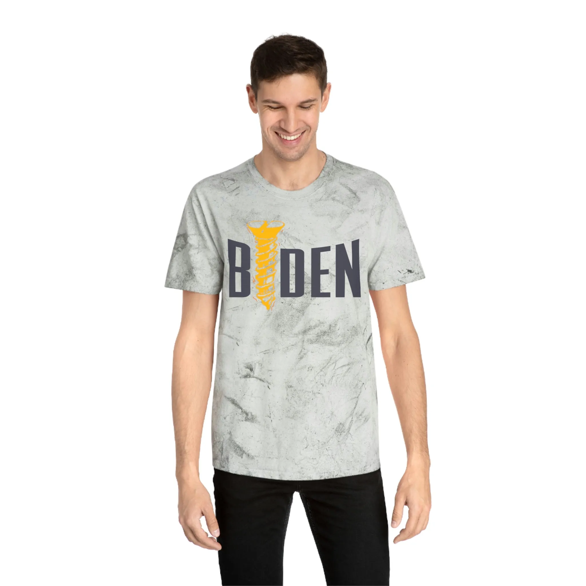 Screw Biden Color Blast T-Shirt