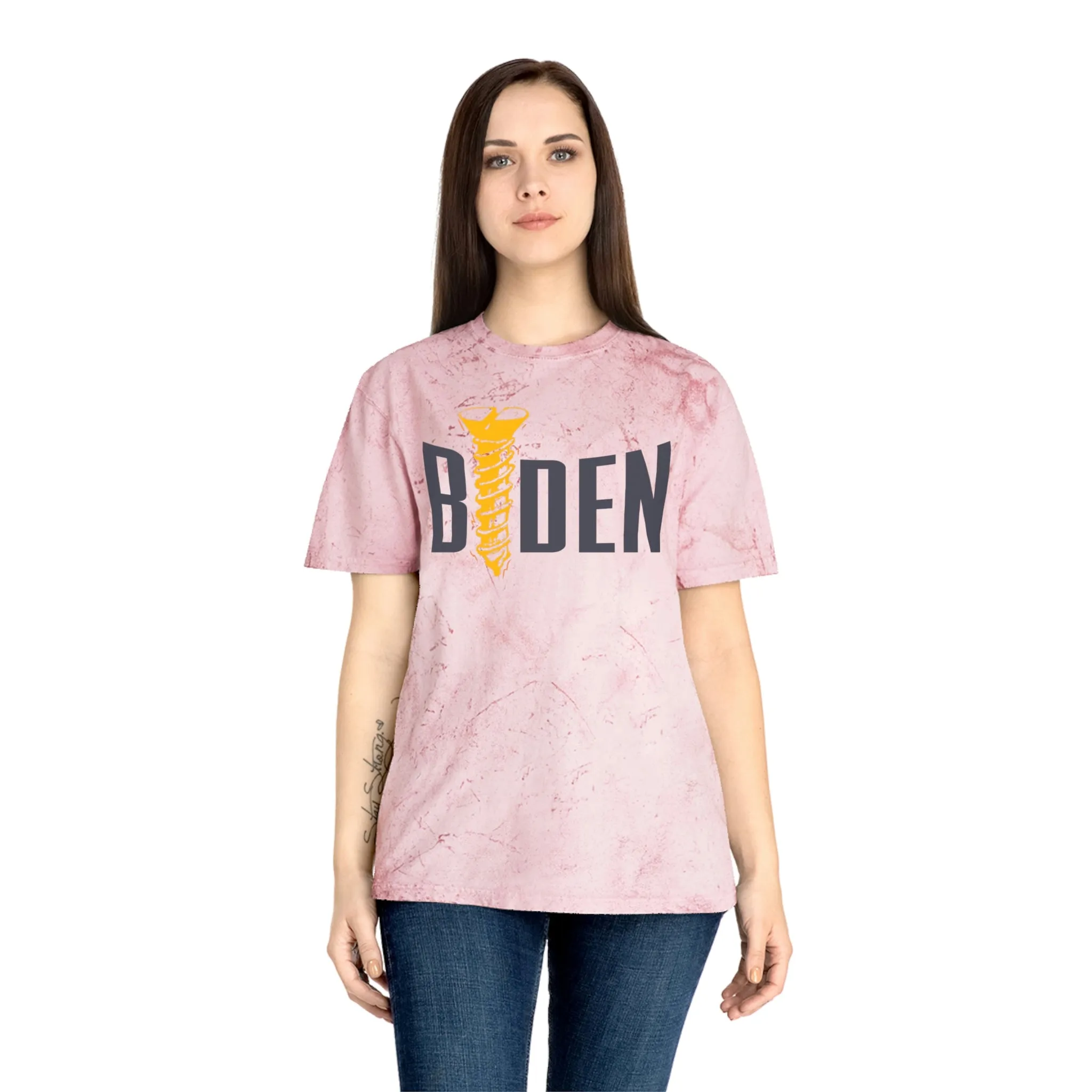 Screw Biden Color Blast T-Shirt