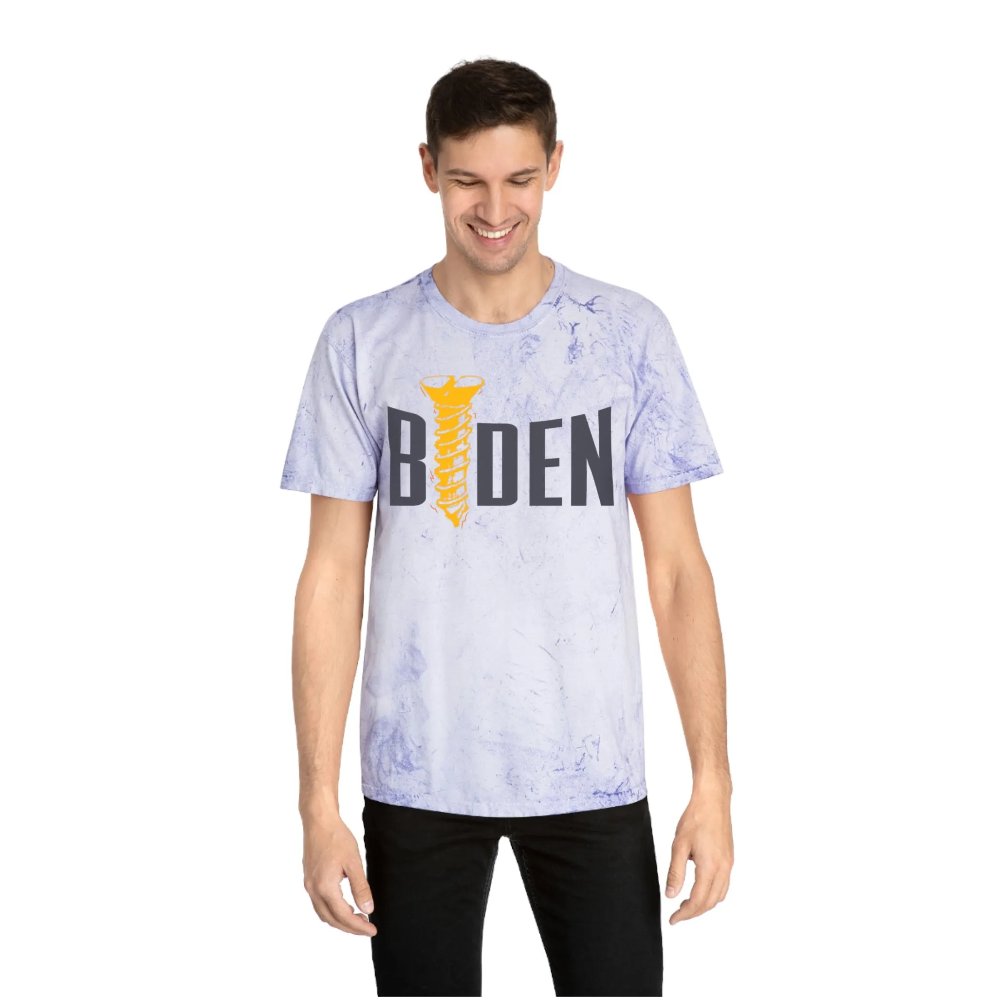 Screw Biden Color Blast T-Shirt