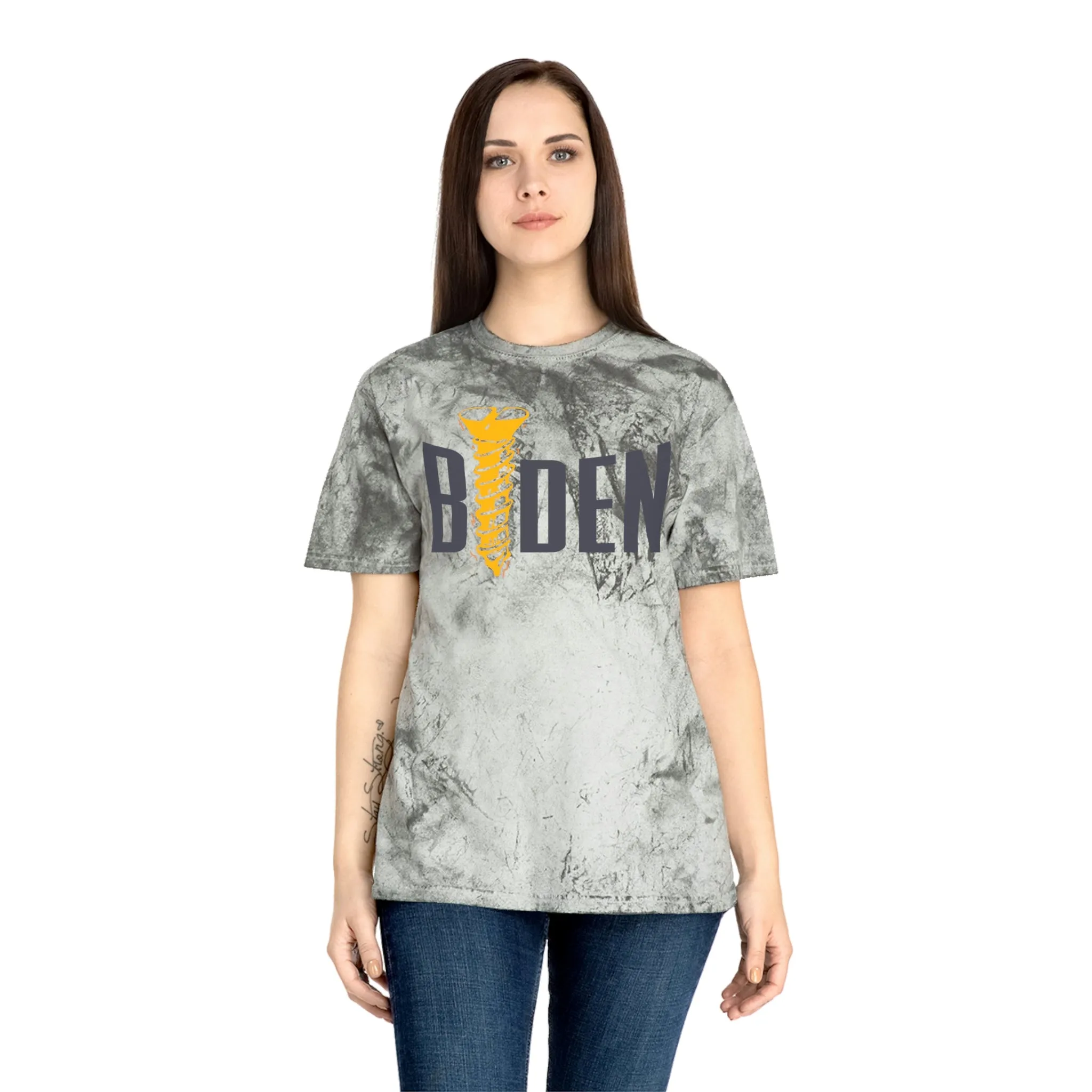 Screw Biden Color Blast T-Shirt