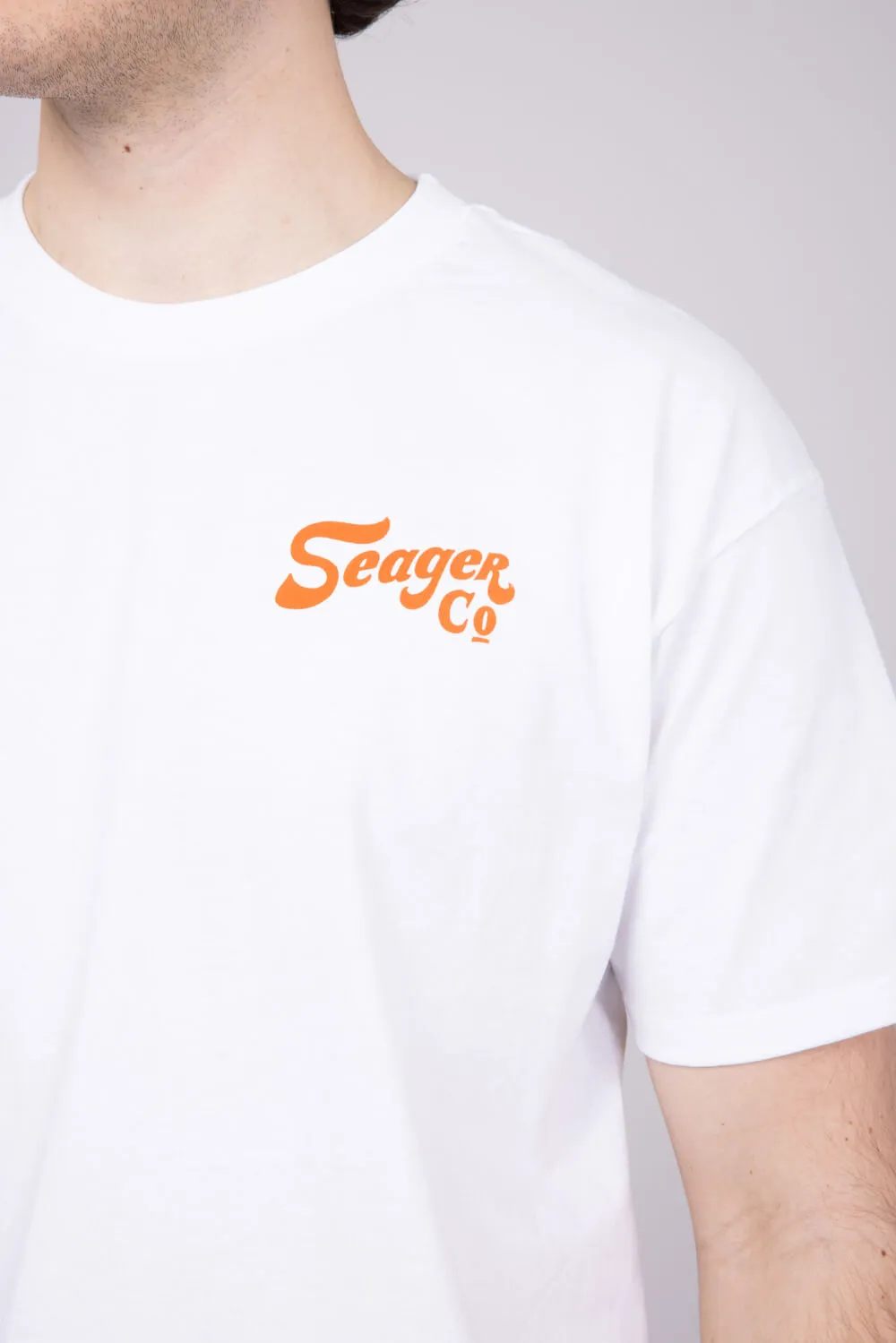 Seager Lonesome T-Shirt for Men in White | MTSP25LONESWHT