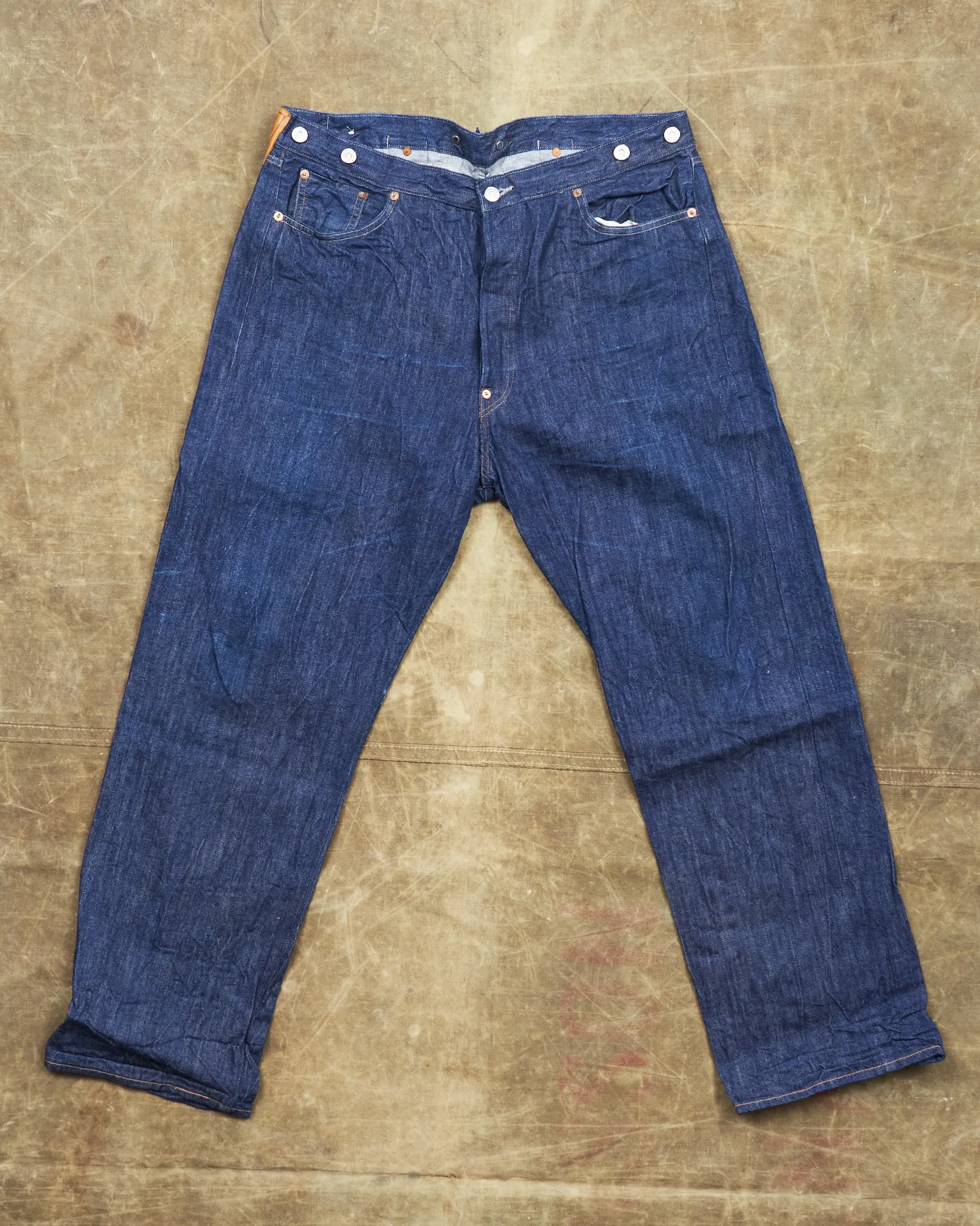 Second Hand Levi's Vintage Clothing Made in USA 1915 501XX W 38 / W 34