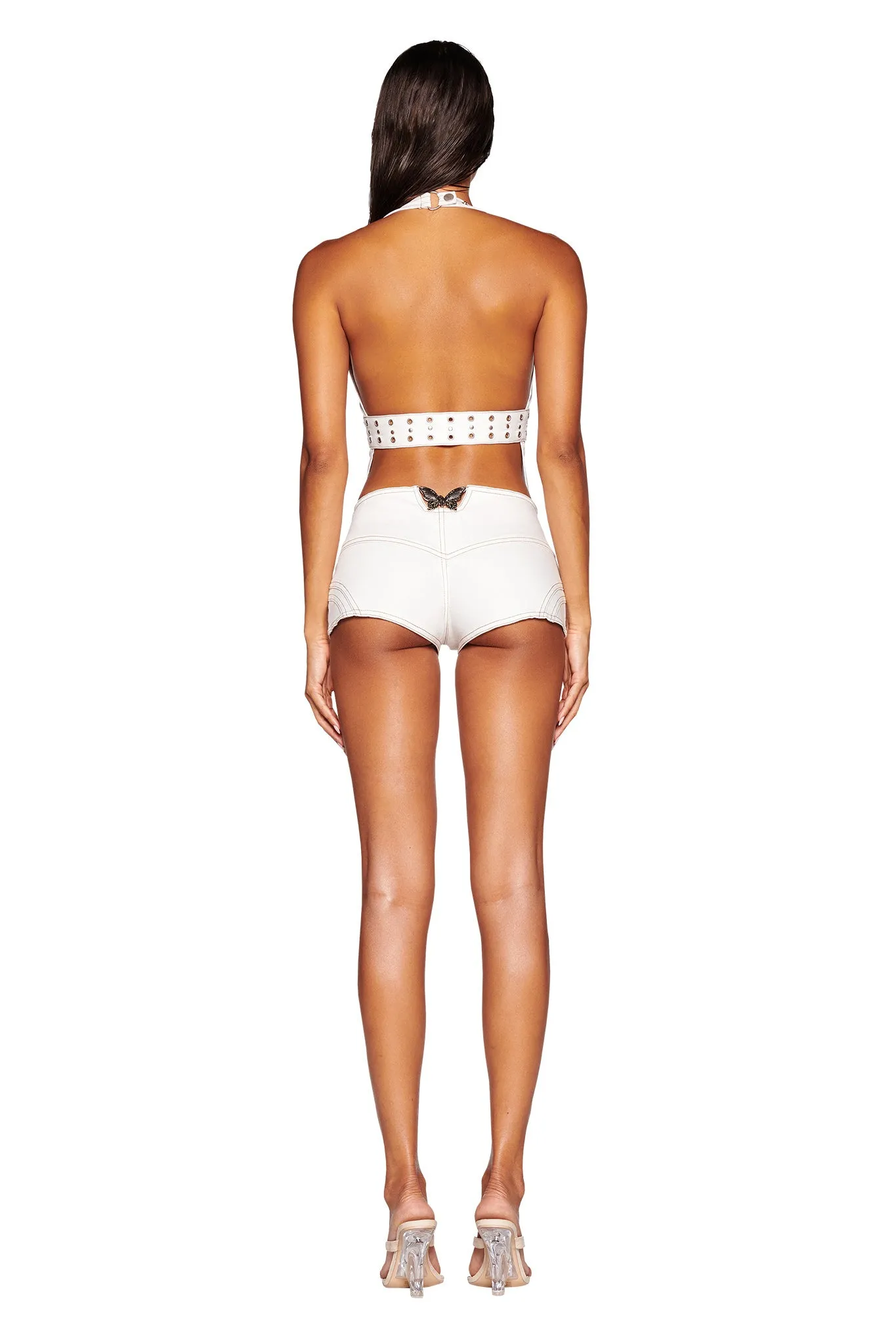 SEQUOIA SHORT - WHITE : DENIM