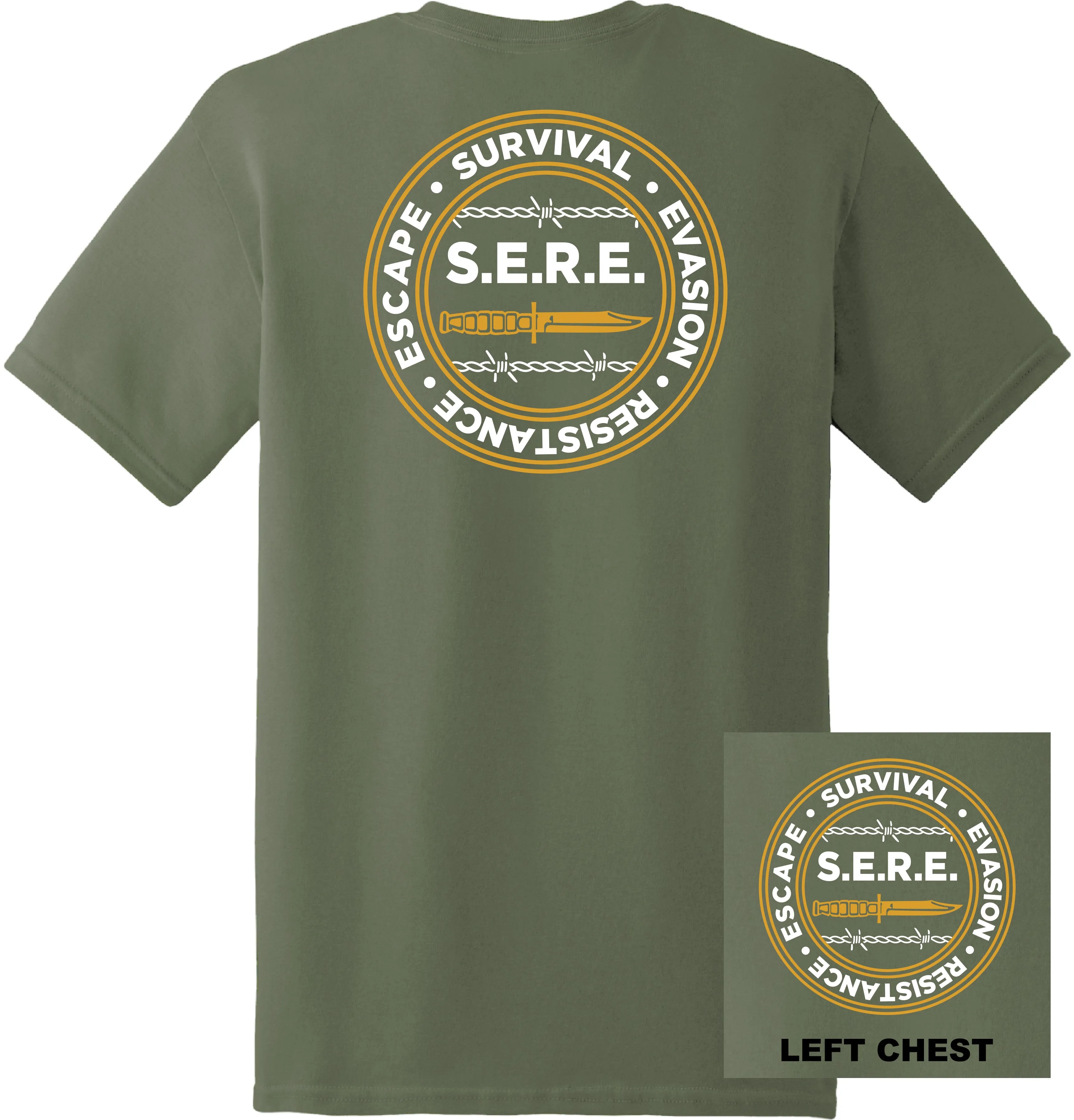 SERE Survival Evasion Resistance & Escape School T-Shirt
