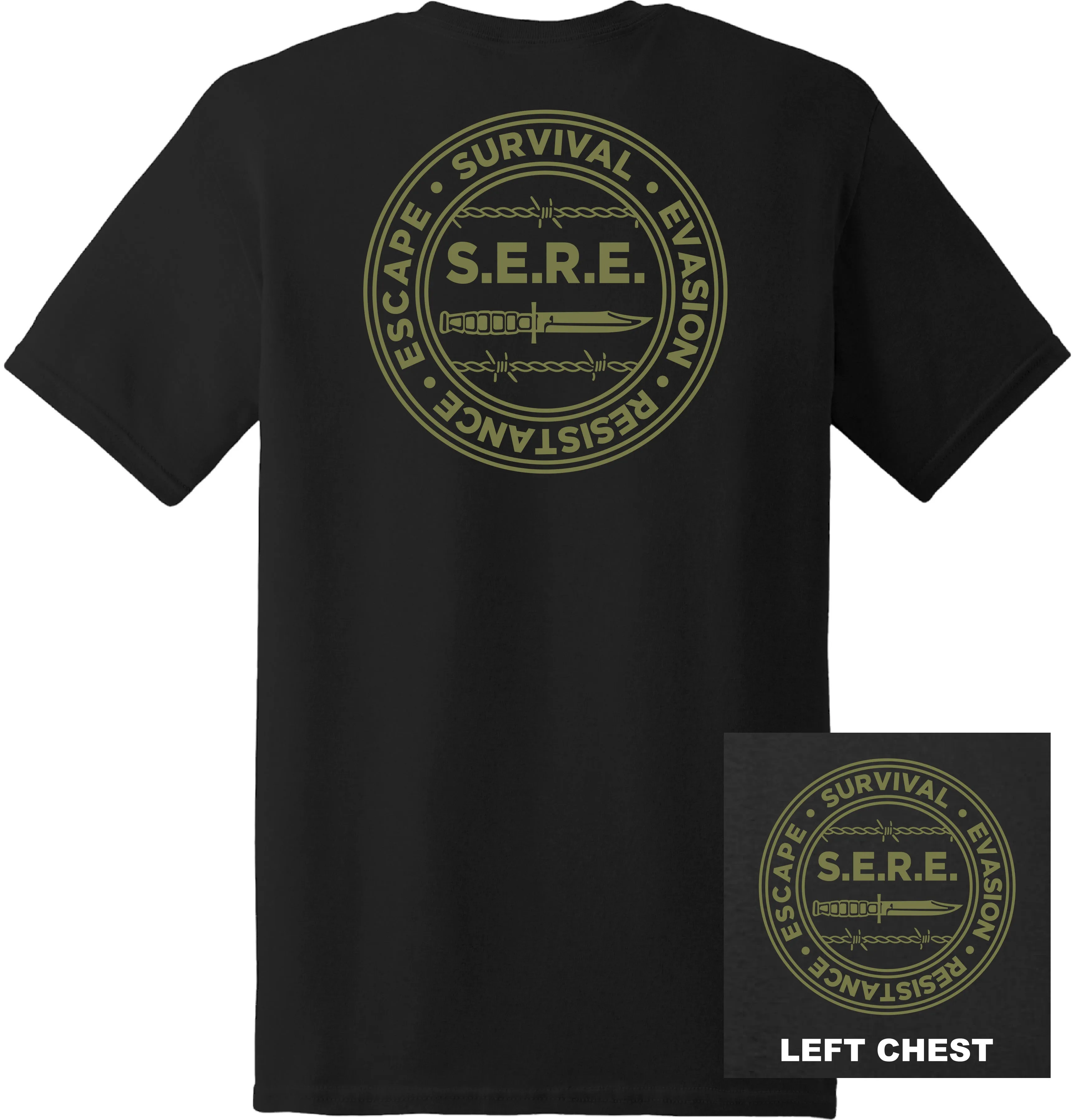 SERE Survival Evasion Resistance & Escape School T-Shirt
