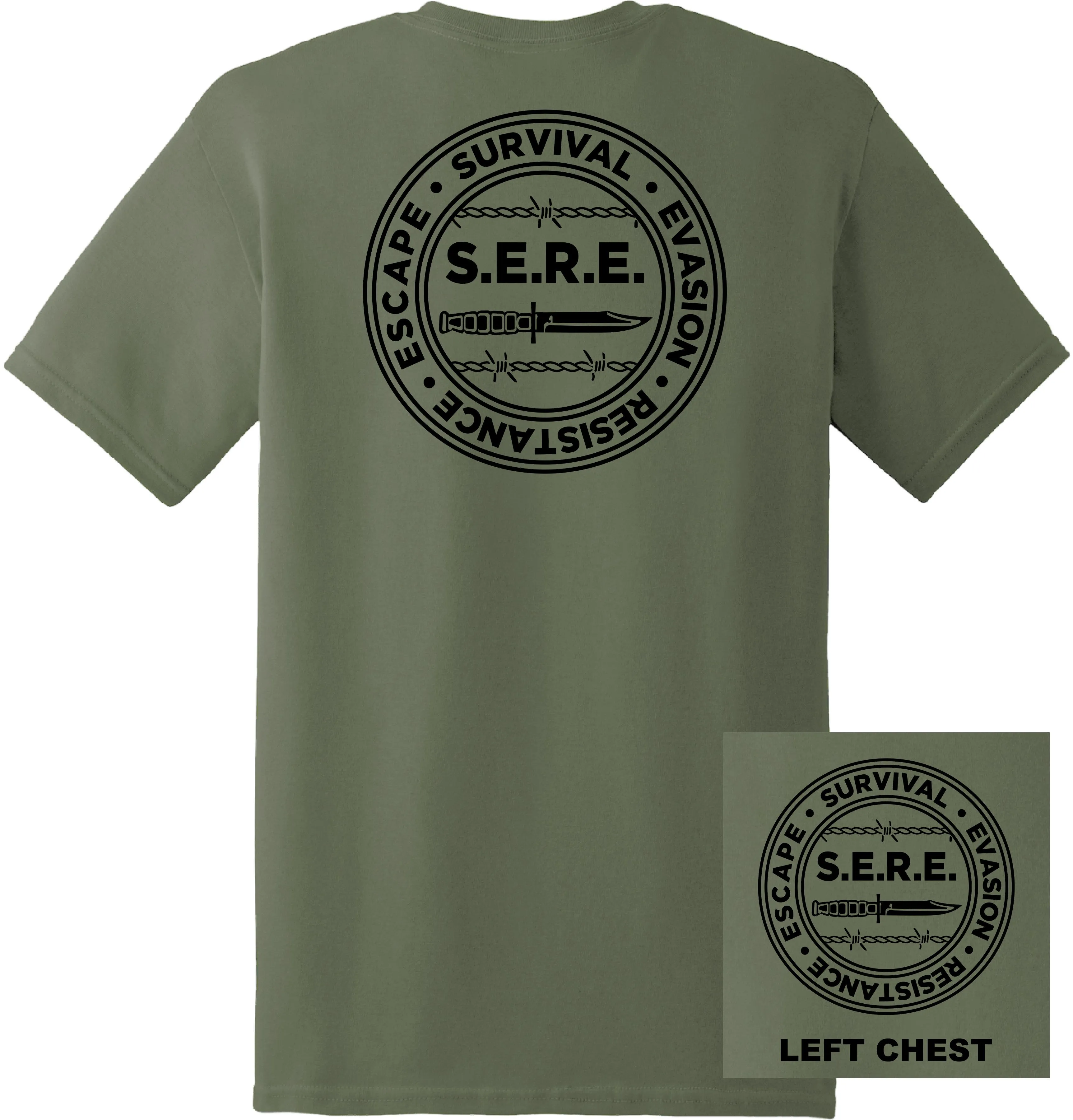 SERE Survival Evasion Resistance & Escape School T-Shirt