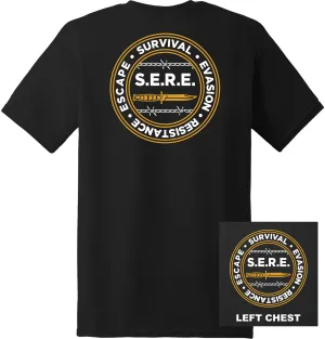 SERE Survival Evasion Resistance & Escape School T-Shirt
